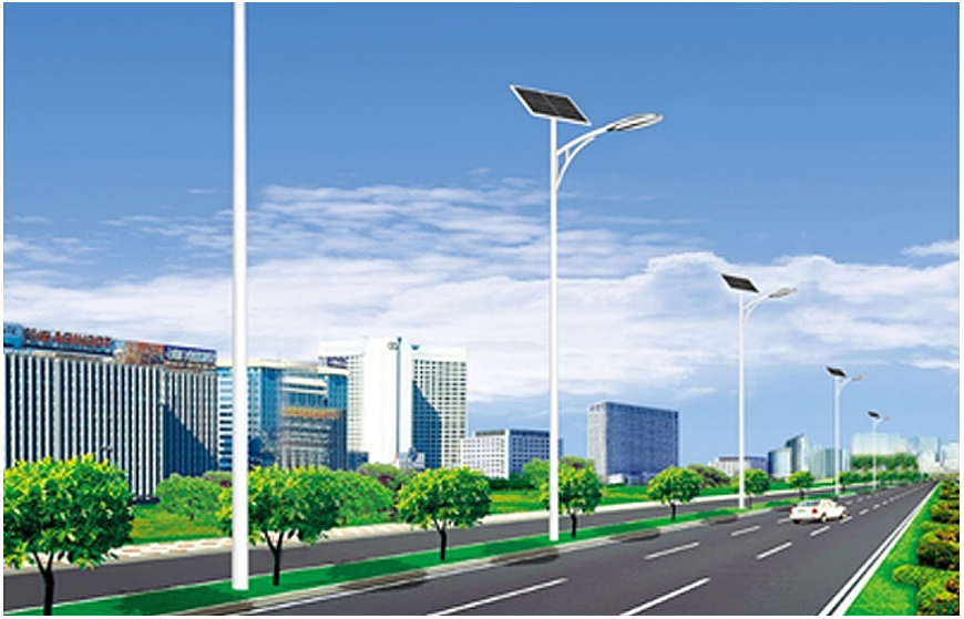 Solar road light